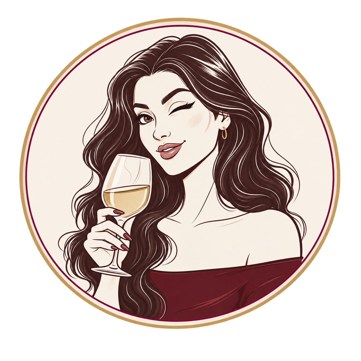 Ilustração de Fátima, fundadora do My Tasty Country